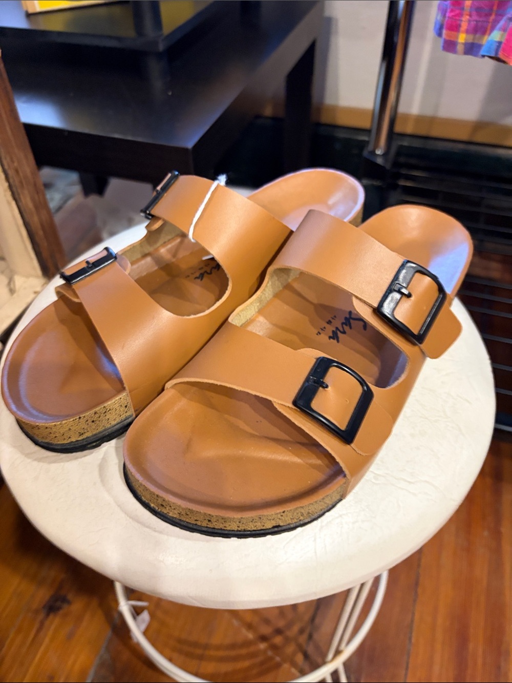 Leather sandals
